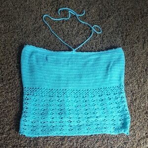 Lilly Pulitzer Turquoise Tube Top